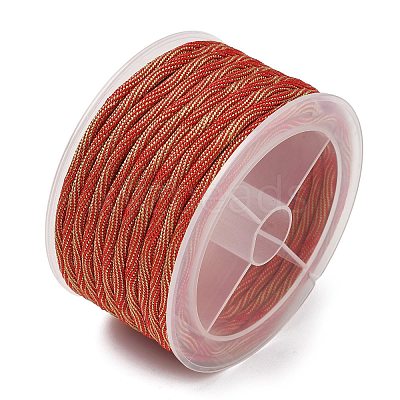 6.7M Braided Nylon Twisted Round Cord NWIR-Z004-A02-1