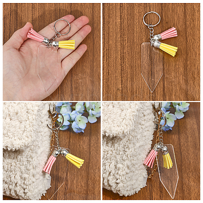 DIY Blank Keychain Making Kit DIY-WH0453-25-1