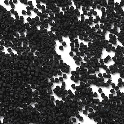 Frosted Colours Glass Seed Beads SEED-H003-06F-1
