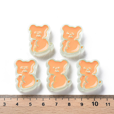 Transparent Acrylic Beads MACR-S374-07B-08-1