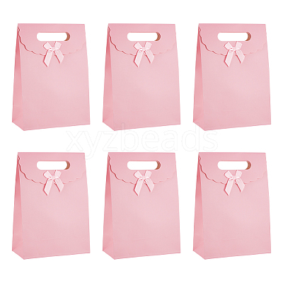 Rectangle Paper Gift Bags CARB-WH0017-14B-01-1