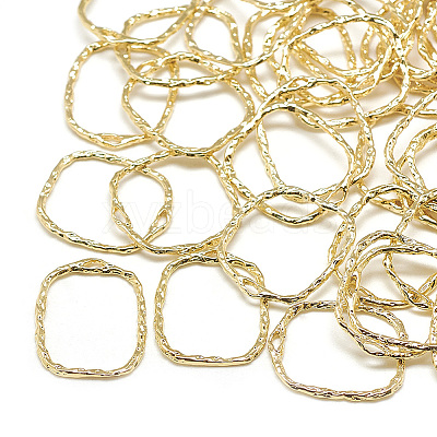 Brass Open Back Bezel Pendants LS-X-KK-N200-042-1