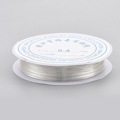 Round Copper Jewelry Wire CWIR-Q006-0.2mm-S-1