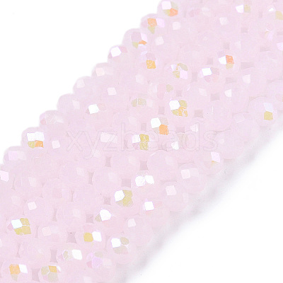 Electroplate Glass Beads Strands EGLA-A044-J2mm-L02-1