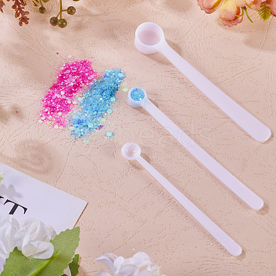 30Pcs 3 Styles Plastic Spoons AJEW-TA0001-89-1