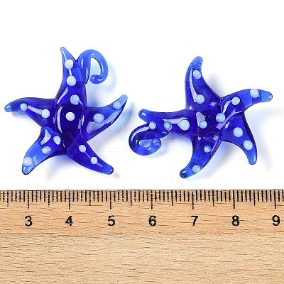 Handmade Lampwork Pendants LAMP-C015-02J-1
