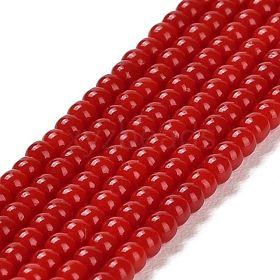Imitation Jade Glass Beads Strands GLAA-K062-A01-01-1