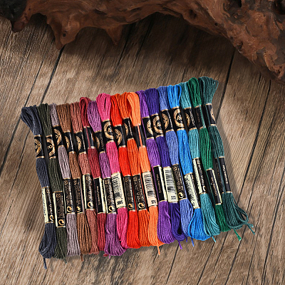6-Ply Polyester Embroidery Floss OCOR-WH20074-01B-02-1