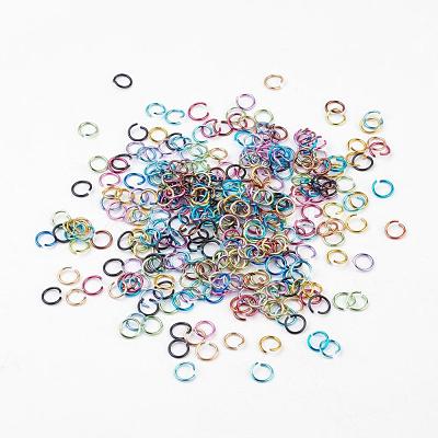 Anodized Aluminum Open Jump Rings ALUM-R005-1.0x8mm-1