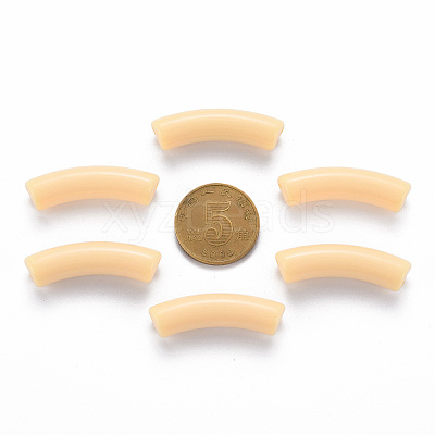 Opaque Acrylic Beads X-MACR-S372-002B-S021-1