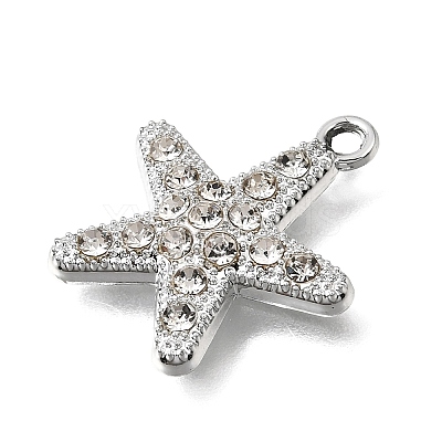 UV Plating Alloy Crystal Rhinestone Pendants RB-CBAD37D-32P-1