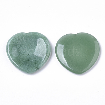 Natural Green Aventurine Thumb Worry Stone G-N0325-01A-1