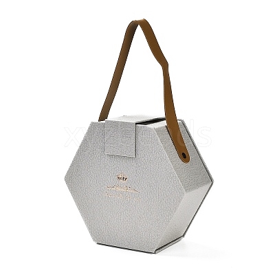 Valentine's Day Hexagon Cardboard Gift Boxes CON-M010-01C-1