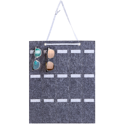 Sun Glasses Felt Storage Hanging Bag AJEW-WH20006-67B-1