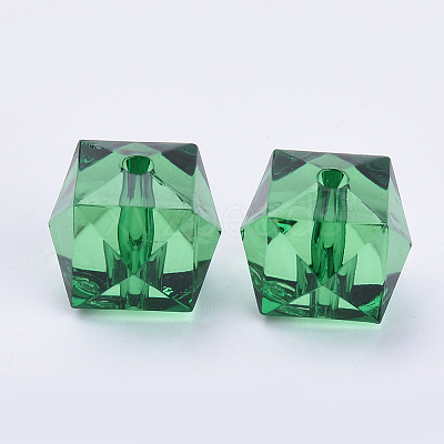 Transparent Acrylic Beads X-TACR-Q259-6mm-V17-1