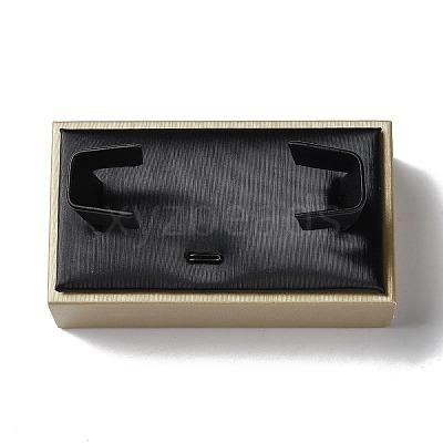 Wood Coverd with PU Leather Bracelet Display Pedestals ODIS-C010-04-1