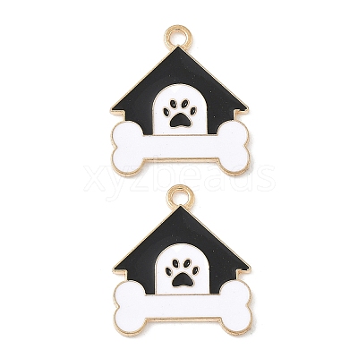 Alloy Enamel Pendants ENAM-I062-01KCG-02-1