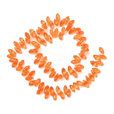 Crystal Glass Beads Strands GLAA-D033-34-1