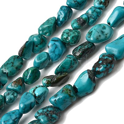 Natural HuBei Turquoise Bead Strands G-H345-A01-05-1