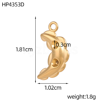304 Stainless Steel Pendants SA-OY001-46G-1