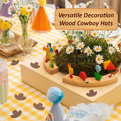 160Pcs Unfinished Wooden Pieces WOOD-BC0001-31A-1