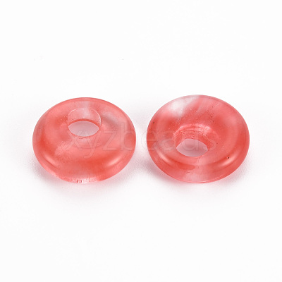 Cherry Quartz Glass Pendants G-T122-67M-1