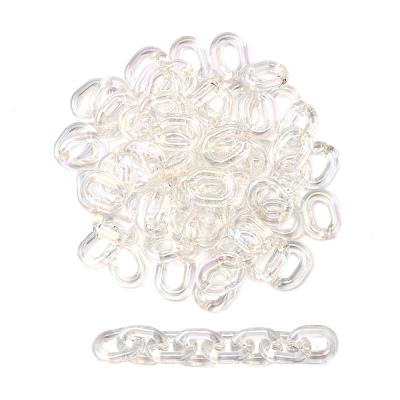 Transparent Acrylic Linking Rings PACR-R246-061B-1