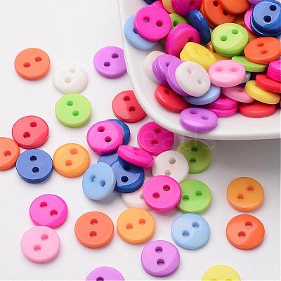 Flat Round 2-Hole Buttons FNA1494-1