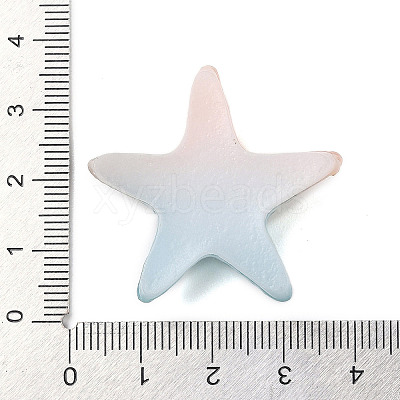 Gradient Color Opaque Resin Decoden Cabochons CRES-P036-01A-01-1