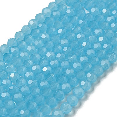 Imitation Jade Glass Beads Stands EGLA-A035-J4mm-D04-1
