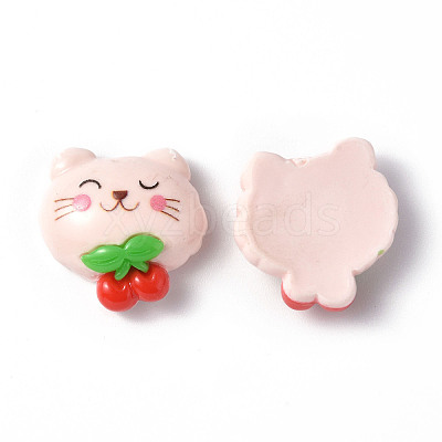 Opaque Resin Cabochons CRES-P023-02E-1