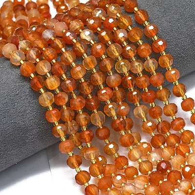 Natural Carnelian Beads Strands G-K389-E15-01-1