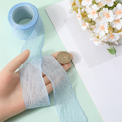 Polyester Pleated Ribbons SRIB-WH20020-005C-1