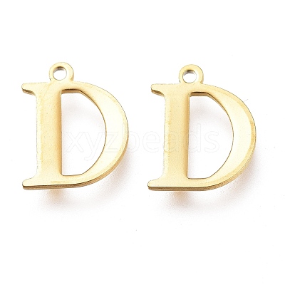 PVD Vacuum Plating  304 Stainless Steel Charms STAS-H112-D-G-1