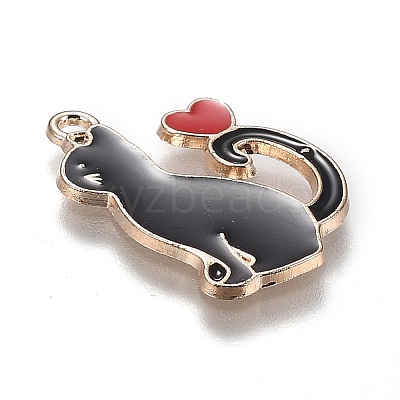 Alloy Enamel Pendants X-ENAM-O046-01A-1