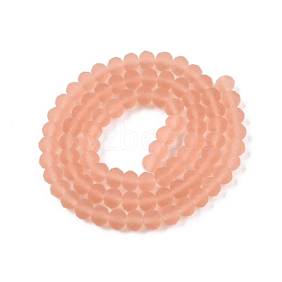 Transparent Glass Beads Strands EGLA-A044-T6mm-MD21-1