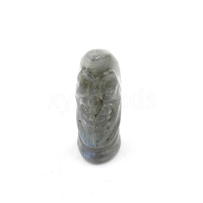 Natural Labradorite Moon with Human Face Figurines Statues for Home Office Desktop Decoration PW-WG92128-07-1