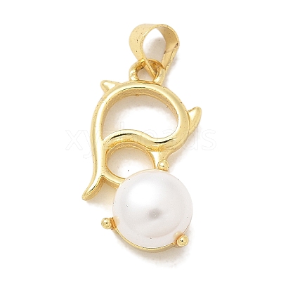 Rack Plating Brass Pendants KK-K293-24A-G-1