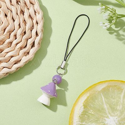 Opaque Resin Pendant Decorations HJEW-JM01712-01-1