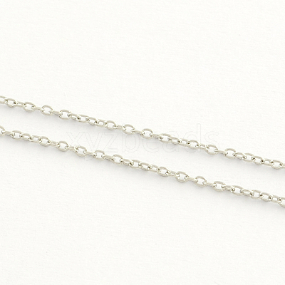 925 Sterling Silver Cable Chains STER-TAC0002-01S-1