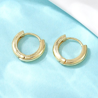 Brass Hoop Earrings EJEW-A156-14B-G-1