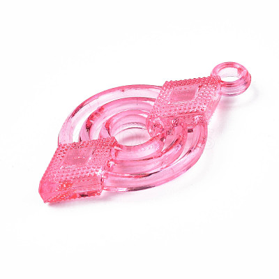 Transparent Acrylic Pendants TACR-S149-24-1