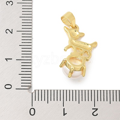 Rack Plating Brass Pendants KK-K293-24O-G-1