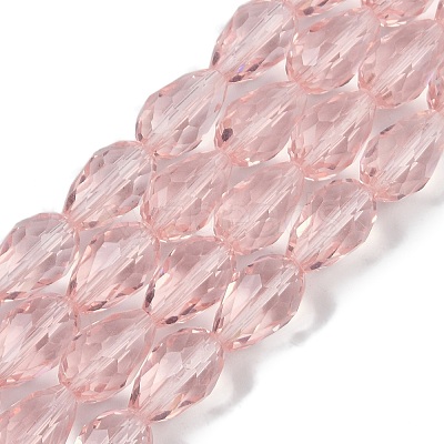 Transparent Glass Beads Strands EGLA-N013-T10mm-D18-1