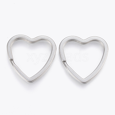 Tarnish Resistant 304 Stainless Steel Split Key Rings X-STAS-P197-034P-1