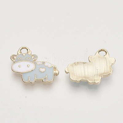 Alloy Enamel Pendants X-ENAM-S119-005C-1
