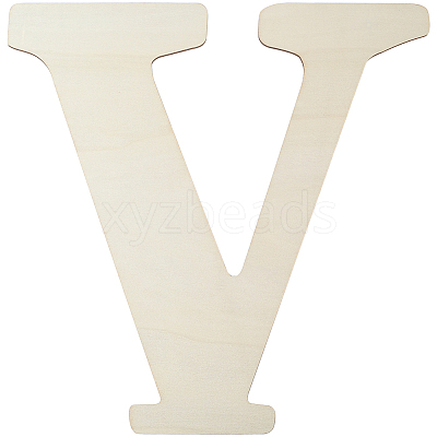 Letter Unfinished MDF Sheets WOOD-WH20012-008V-1
