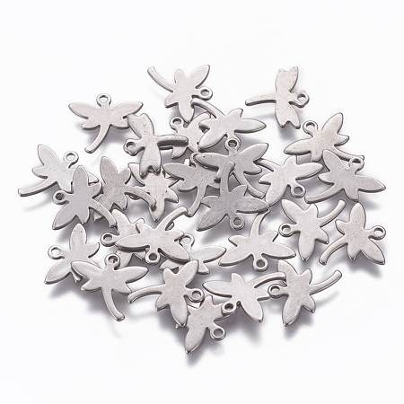 201 Stainless Steel Charms STAS-L234-064P-1