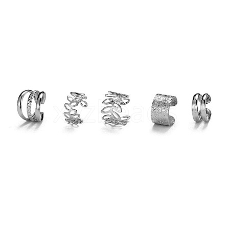 5Pcs Alloy Cuff Earrings WGB83F9-24-1