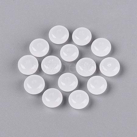 Baking Paint Imitation Jade Glass Beads GL-N006-01B-13-1